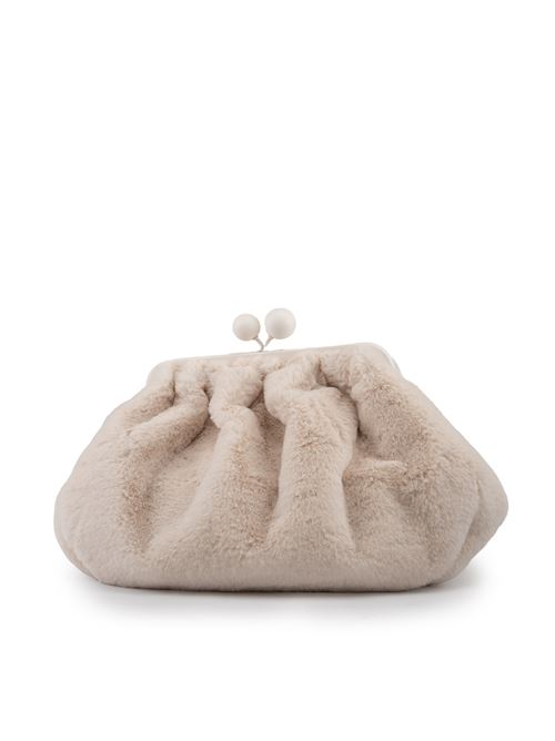 Borsa Pasticcino Gianna in tessuto extra soft furry Avorio WEEKEND MAX MARA | 2425516075600001